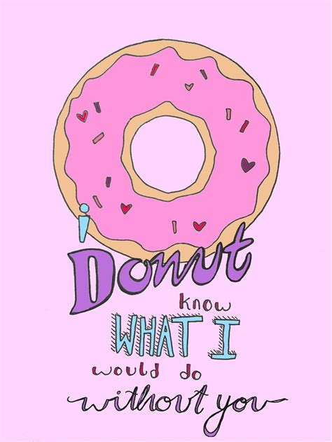 Donut Love Printable Card Etsy Printable Cards Donut Quotes Cards
