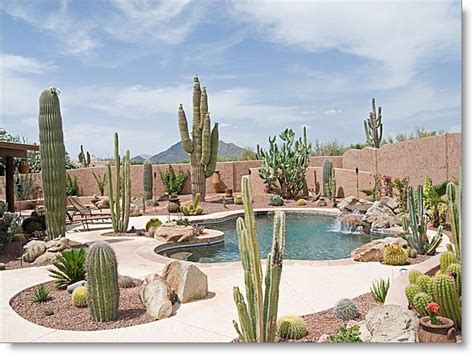 Stunning Backyard Landscaping With Pool Water Fall And Heated Spa
