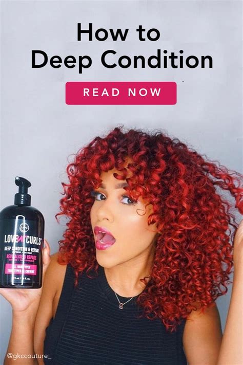 How To Deep Condition Curly Hair Curly Hair Styles Curly Hair Tips