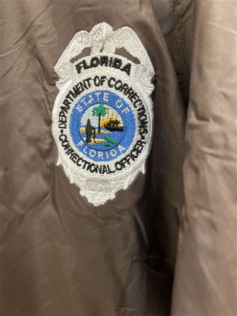 Florida Department Corrections Correctional Officer Jacket. Size L