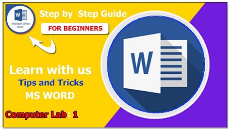 Ms Word Tips And Tricks Step By Step How To Use Ms Word 2016