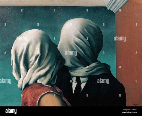 René Magritte The Lovers 1928 Stock Photo Alamy