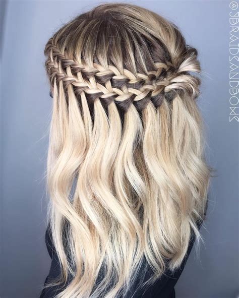 Simple Tips To Make A Beautiful French Waterfall Braid Hairdo Hairstyle