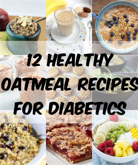 12 Healthy Oatmeal Recipes For People With Diabetes