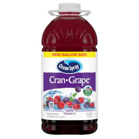 Ocean Spray Cran Grape Grape Cranberry Juice Drink 1 Gal Food 4 Less