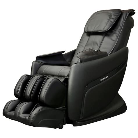 Cozzia Cz Cz 328 Black Massage Chair With 5 Pre Programmed Massage Modes Hudsons Furniture