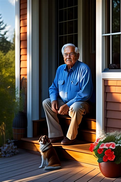 Lexica Grandpa On Front Porch