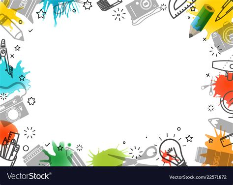 Creative Frame Art Background Royalty Free Vector Image