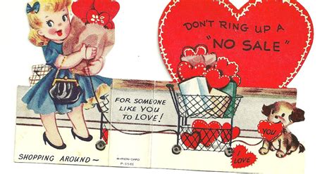 Peeking Into The Past Happy Valentines Vintage Valentines 4 Shopping