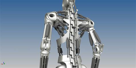 313 Humanoid Robot Skeleton Human Robotic Free Download 3d Models