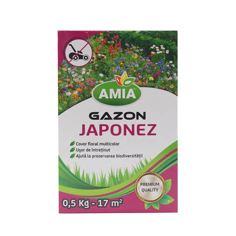 Dedeman Seminte Gazon Japonez Amia Cu Mix De Flori Multicolore 0 5 Kg Dedicat Planurilor Tale