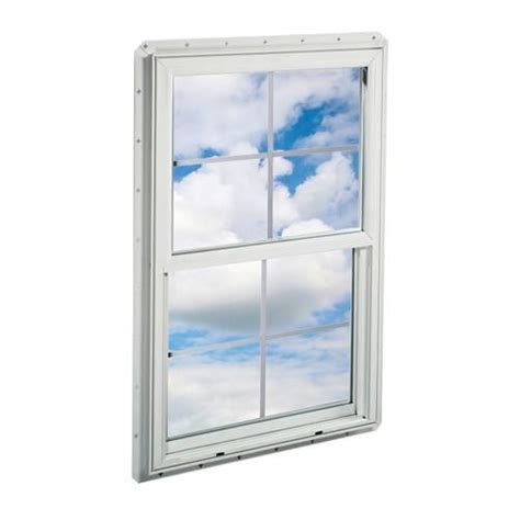 Crestline 24 X 42 Vinyl Single Hung Window With Zo E Shield Glass And