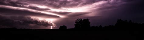 Wallpaper Landscape Night Lightning Storm Atmosphere Multiple