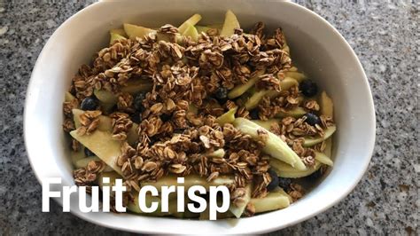Recipe Fruit Crisp Youtube