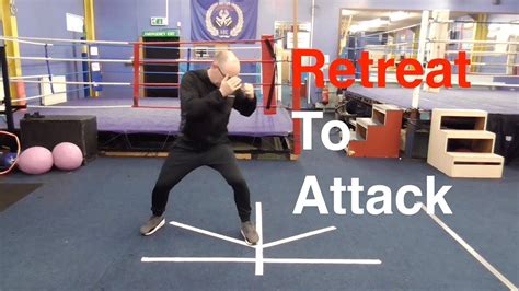 Boxing Footwork Drill Retreat To Attack Youtube