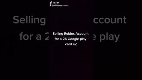 Selling Roblox Account Youtube