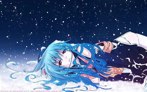 Winter Anime Wallpapers Wallpaper Cave