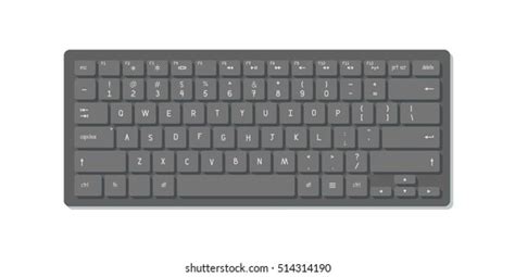 Vector Realistic Black Keyboard Isolated On Stock Vector Royalty Free