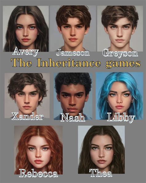 The Inheritance Games 💚 In 2022 Inheritance Book Aesthetic Book Characters