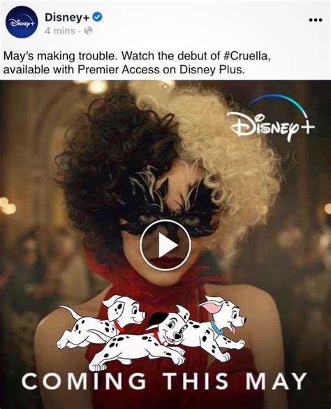 Disney has released a new cruella spot to let us know the queen of mean is coming to disney+ this week. Pin by Dalmatian Obsession on Cruella De Vil & Dalmatians ...