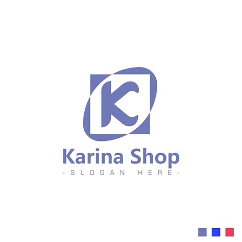 Premium Vector Karina Shop Logo Design