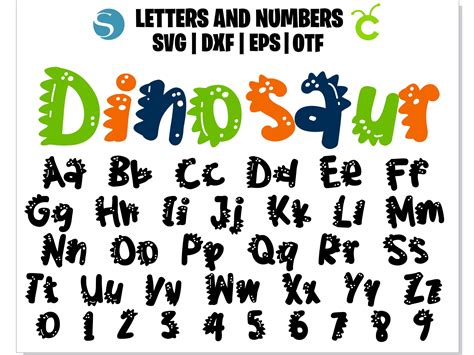 Printable Dinosaur Letters Fonts Printable Word Searches