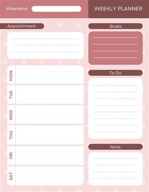Daily Organization Indian Art Paintings Planner Template Weekly