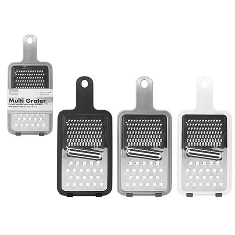 Multi Grater With Handle 3 Assorted Colours Wholesale Uk