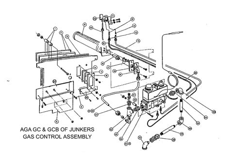 Aga Gas Cooker Gc Gcb Of Junkers Phc Parts