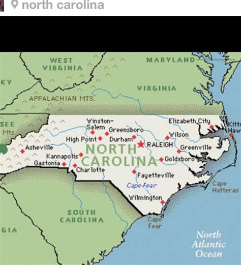 Mountains Of North Carolina Map World Map