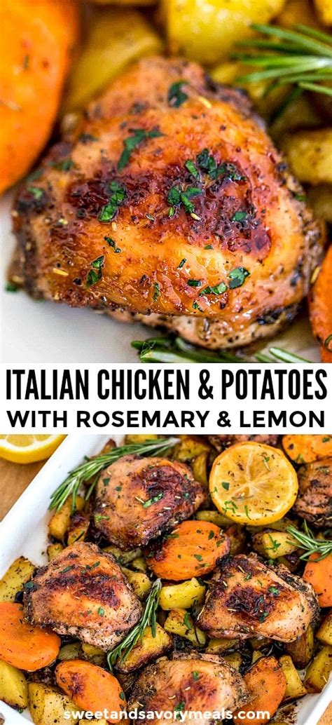Italian Chicken And Potatoes Video Sweet And Savory Meals