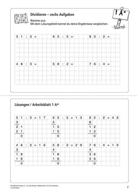 4 arbeitsblätter multiplikation und division in klasse 5. Matheaufgaben 5 Klasse Zum Ausdrucken Division ...