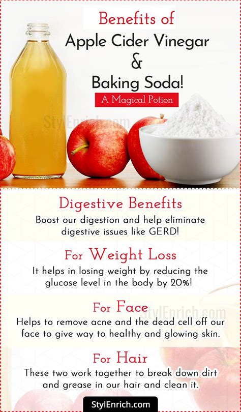 Benefits Of Apple Cider Vinegar And Baking Soda For Hair And Weight Loss