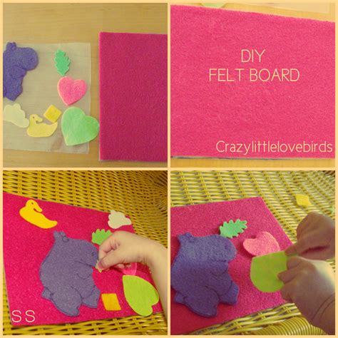 Crazylittlelovebirds Make Your Own Mini Felt Board