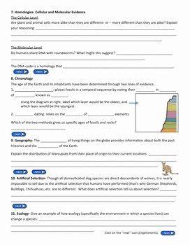 Webquest evolution and natural selection answer key title: Evolution Starts With Worksheet Answers - worksheet
