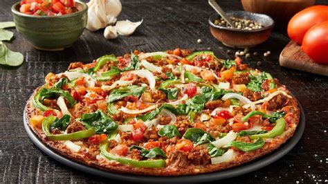 Donatos Pizza Unveils Cauliflower Crust Plant Based Sausage