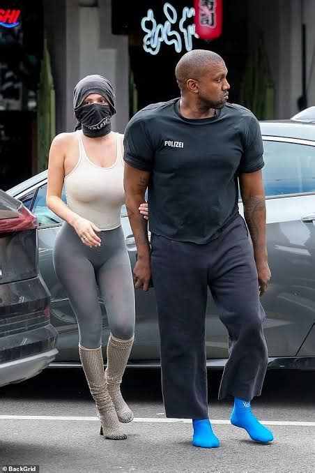 Kanye West Shows Off Bizarre New Style While Out With His Wife Bianca Censori Photos Nodo Leaks