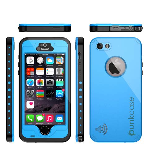 Punkcase Studstar Light Blue Apple Iphone 5s5 Waterproof Case