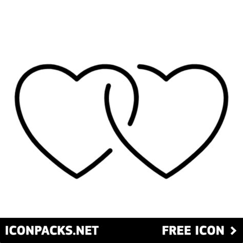Wedding Icon Pixel Color Png Icons Heart Icons Two Hearts Vector