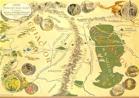 The Hobbit The Hobbit Map The Hobbit Movies