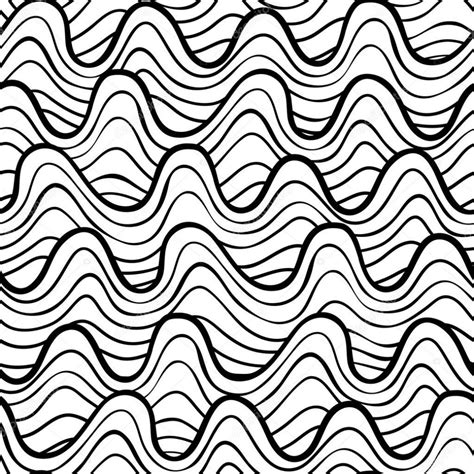 Waves Coloring Page