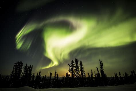 Behold The Fiery Canadian Northern Lights