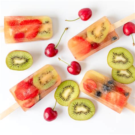 Healthy Homemade Real Fruit Popsicles