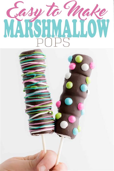 Easy Diy Marshmallow Pops Craving Some Creativity