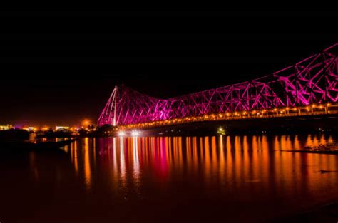 60 Howrah Bridge At Night Stock Photos Pictures And Royalty Free Images