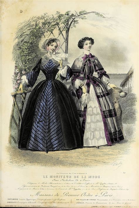 Fashions October 1852 A Victorian Passage