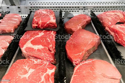 Meat Department Of Grocery Store Stock Photo Download Image Now