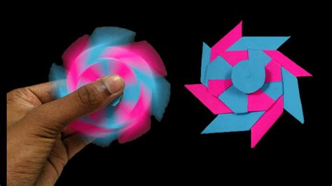 Paper Fidget Spinner How To Make Spinner Craftnarts Youtube