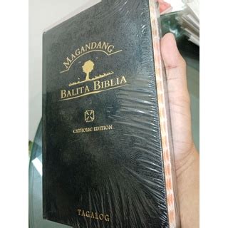 Mbb Magandang Balita Biblia Catholic Tagalog Bible Personal Size Hardbound Shopee Philippines