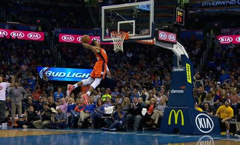 It is by now well established that russell westbrook has no chill. Russell Westbrook Throws Down Tomahawk Dunk With Authority ...